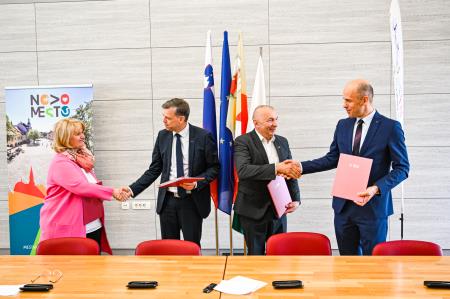 Od Novega mesta do Straže po novi kolesarski poti 1